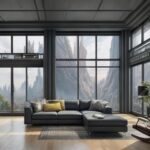 Black aluminum windows