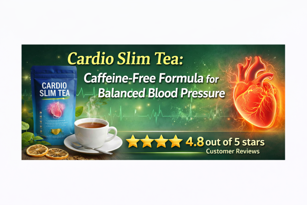 Cardio Slim Tea: Caffeine-Free Formula for Balanced Blood Pressure