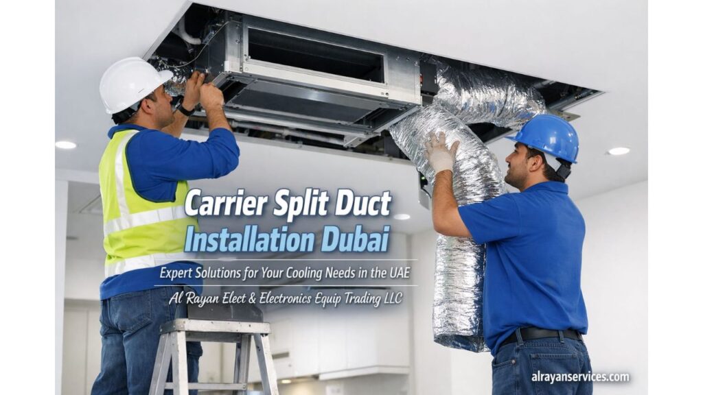 Carrier Split Duct Installation Dubai
