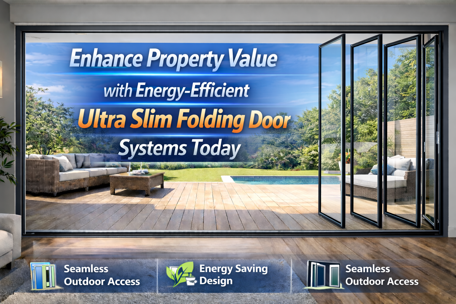 Ultra Slim Folding Door
