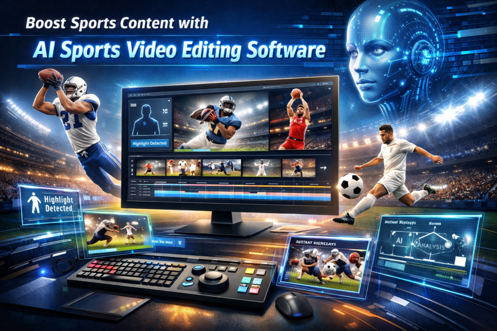 AI sports video editing software