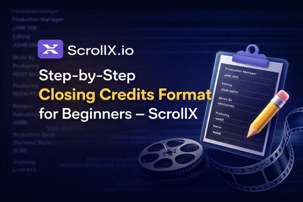 closing credits format