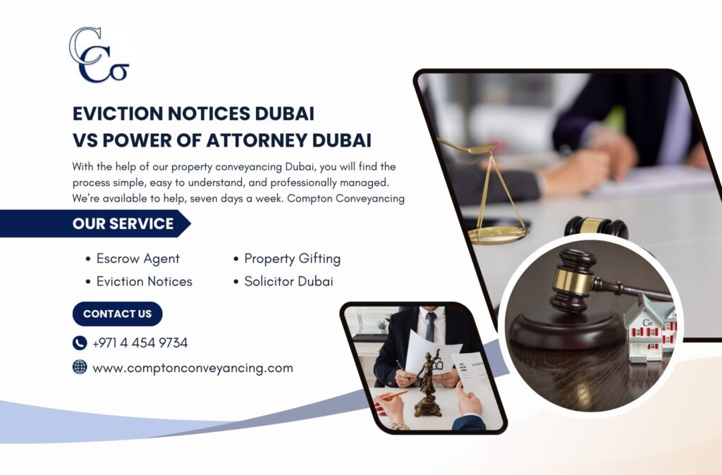 Eviction notices Dubai,Power of attorney Dubai