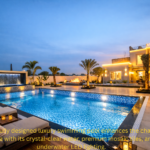 Swimming pool manufacturer constructing a durable residential and commercial swimming pool with modern design and filtration systems