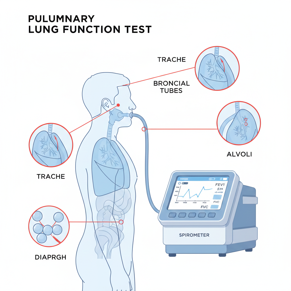Pulmonary testing involves several components, each measuring a different aspect of lung function. The American Heart Center offers a complete range of pulmonary lung function test in Dubai, including