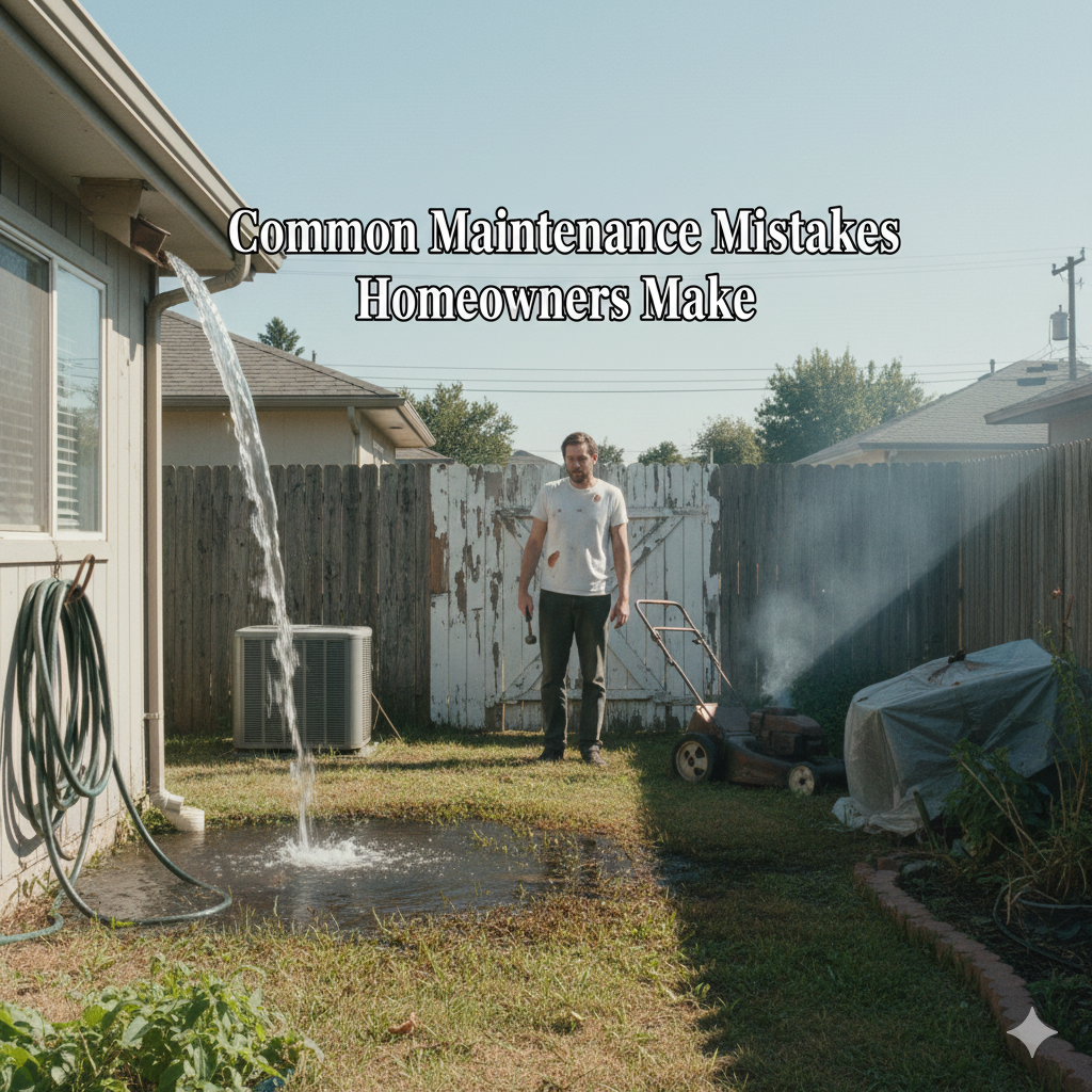 Common Maintenance Mistakes Homeowners Make