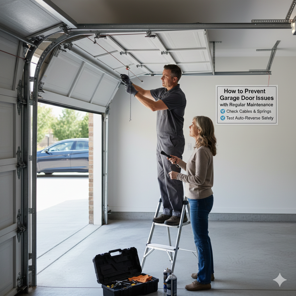 How to Prevent Garage Door Issues with Regular Maintenance