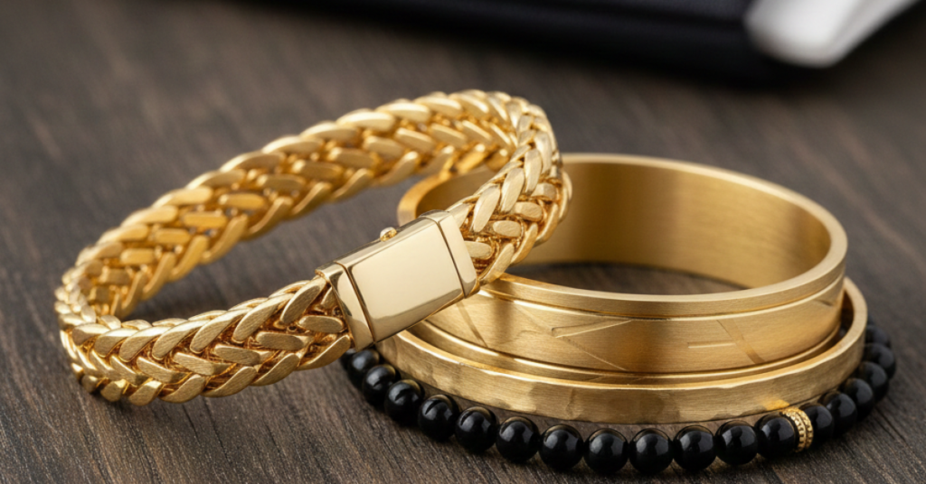 Gold Bracelets for Men