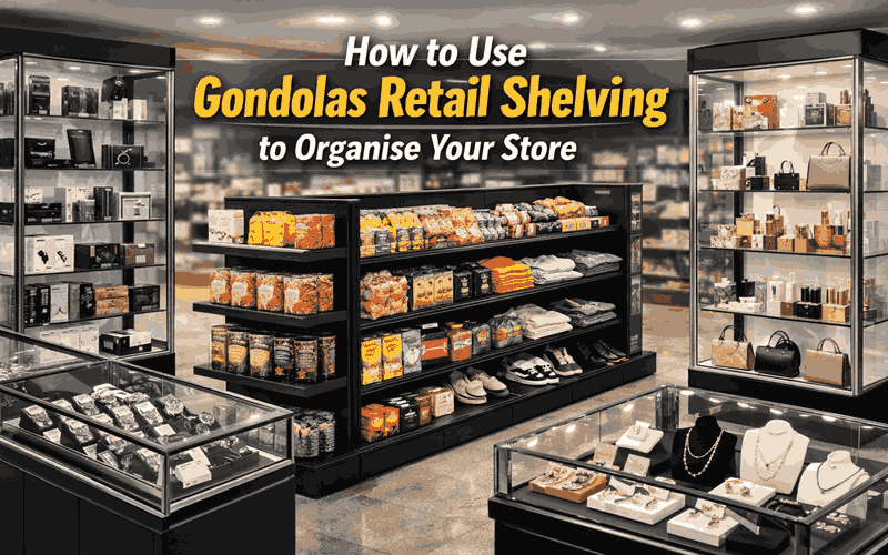 How to Use Gondolas Retail Shelving to Organise Your Store