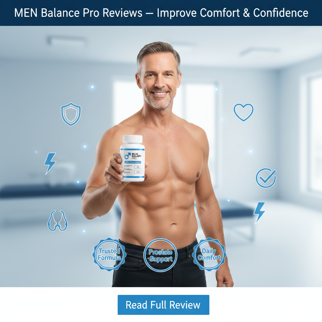 MEN Balance Pro Reviews – Improve Comfort & Confidence