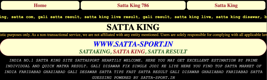 Satta King 786: Complete Guide to Results, History, and Online Popularity