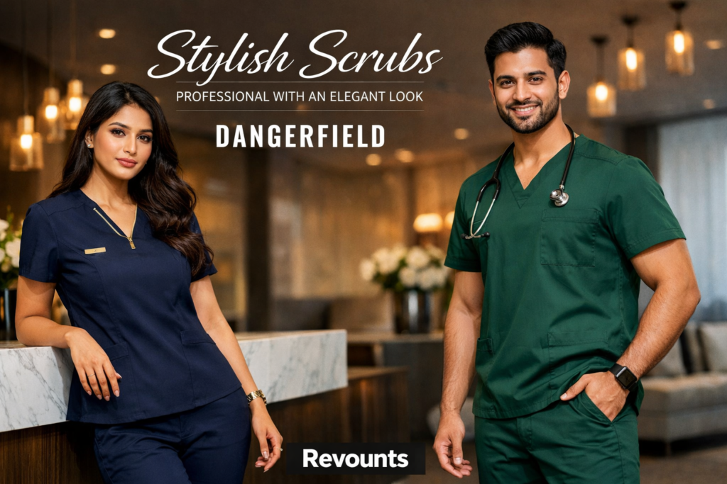 Stylish medical scrubs by Dangerfield – professional and elegant look for men and women | Revounts