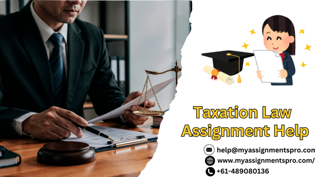 Taxation Law Assignment Help