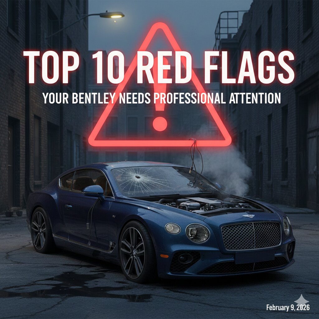 Top 10 Red Flags Your Bentley Needs Professional Attention