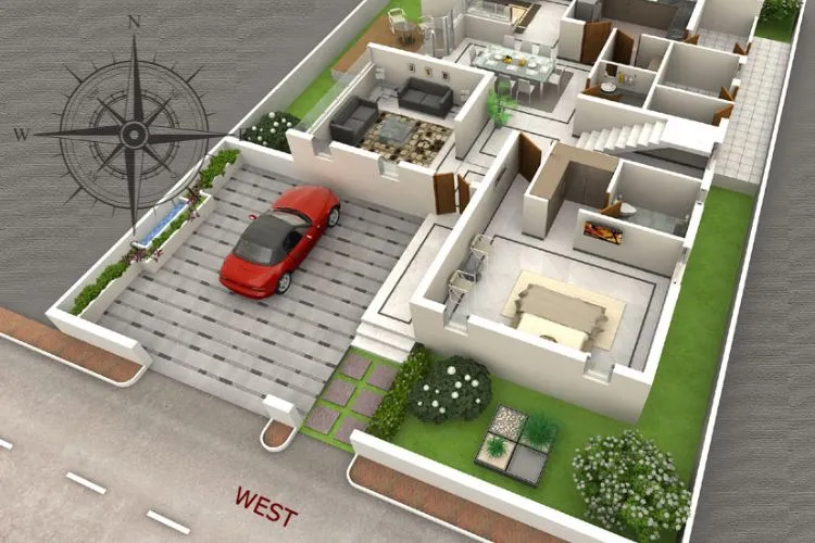 West-Facing House Vastu Shastra