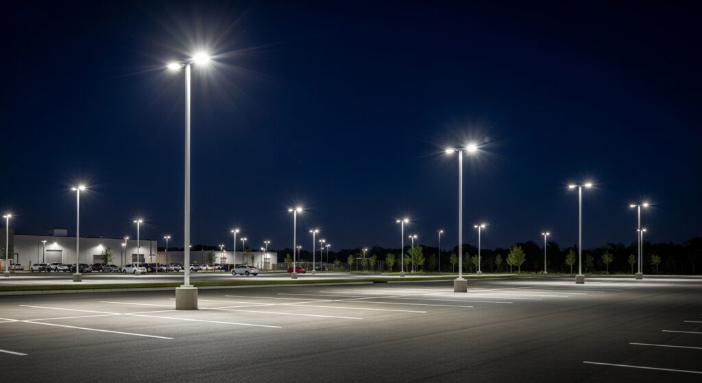 Led Shoebox Lights for Parking Lots and Commercial Spaces