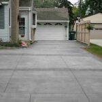 residential concrete driveway