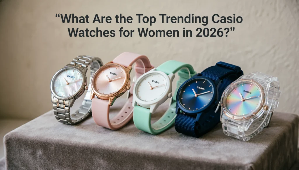 What Are the Top Trending Casio Watches for Women in 2026