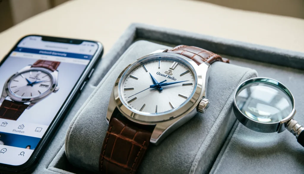 How to Spot a Fake Grand Seiko Shunbun Watch Online