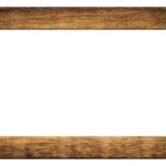 Rustic rectangular wooden frames in Lahore with a natural textured finish and wide border design isolated on a plain background.