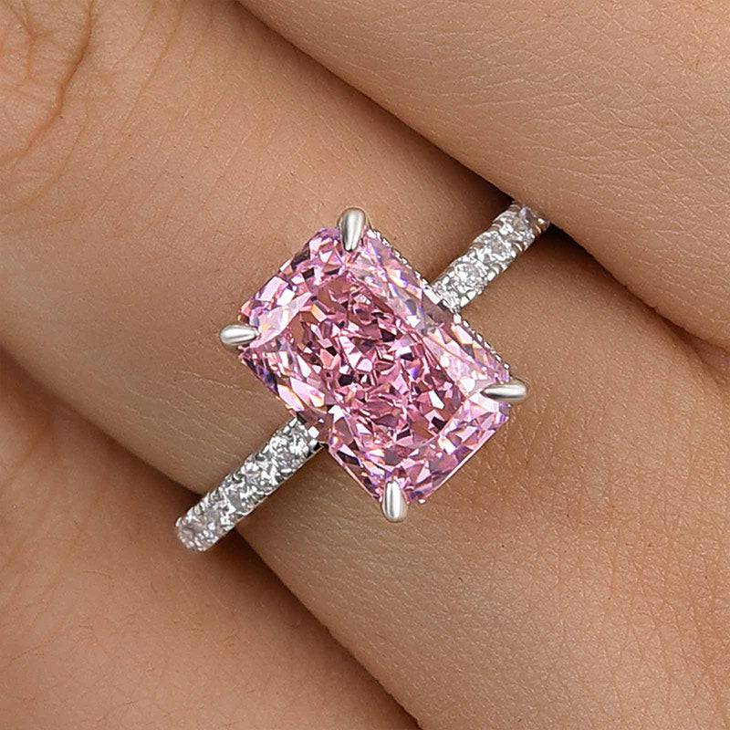 pink diamond engagement ring