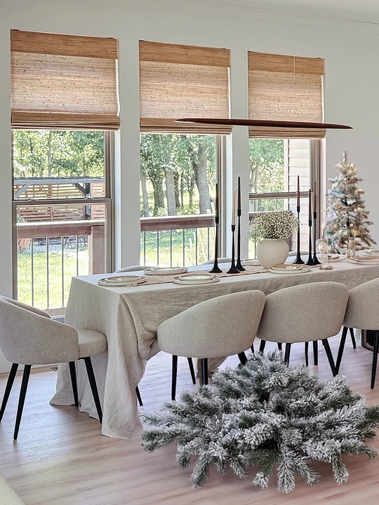 Bamboo Drapes Curtains: Organic Sophistication Balanced with Neutrals