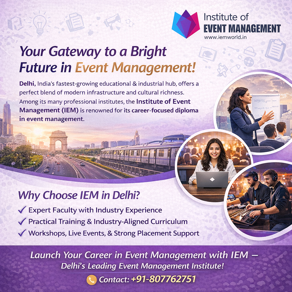 Event Management Course in Lajpat Nagar: Build a Successful Career in the Event Industry