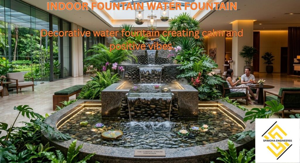 Modern indoor fountain water fountain wall mounted design for luxury home interior in Delhi