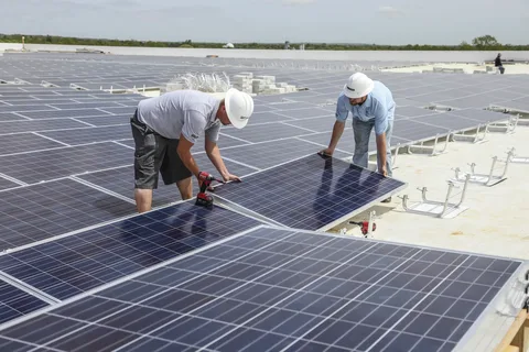 Long island solar installation