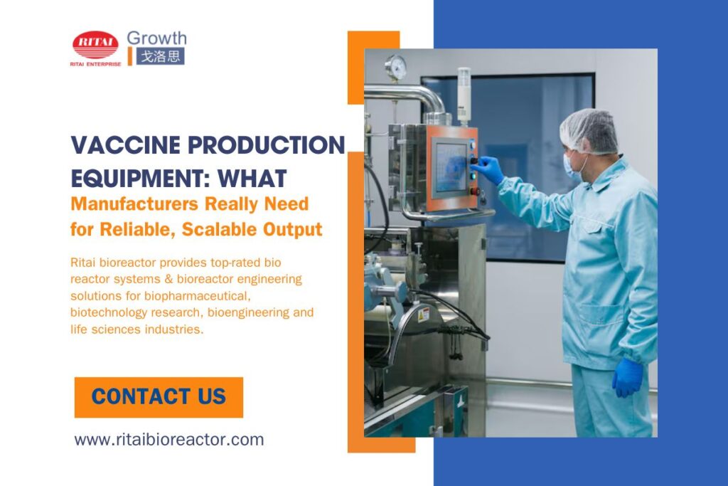 Vaccine Production Equipment,Glass Bioreactor