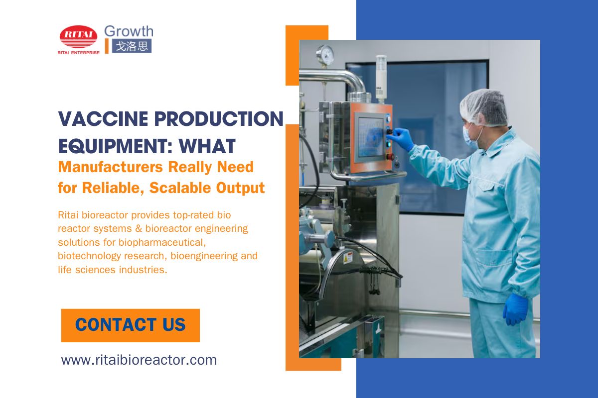 Vaccine Production Equipment,Glass Bioreactor