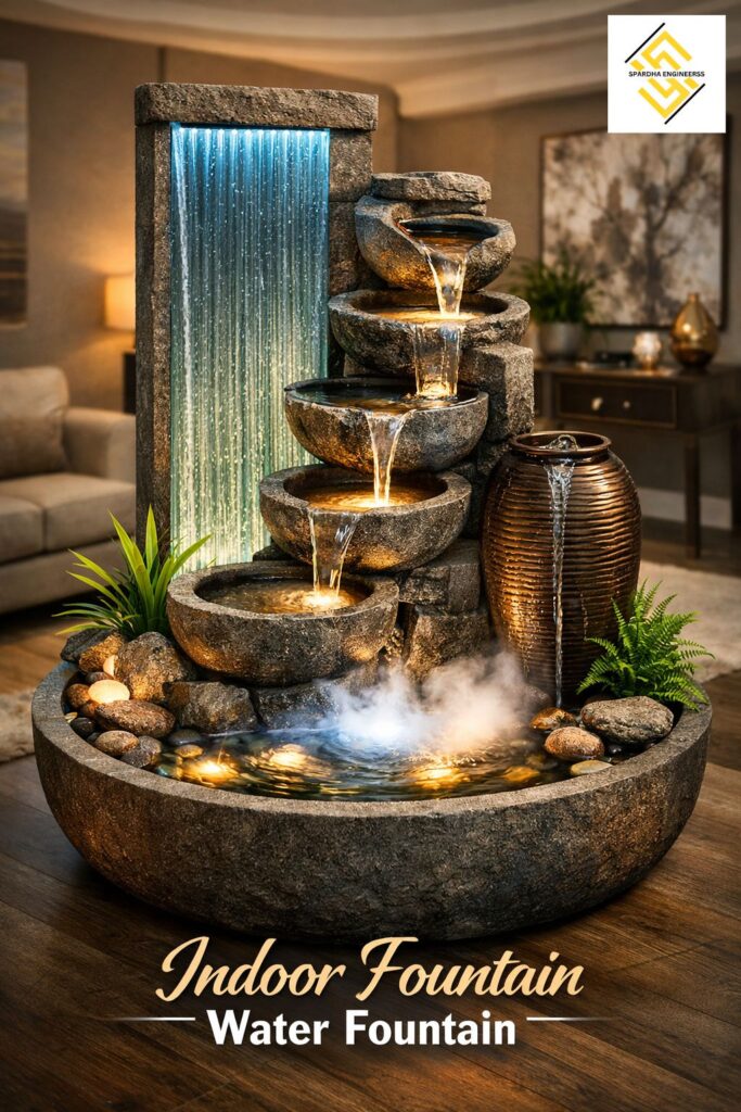 Indoor fountain water fountain in Ghaziabad for home and office interior décor