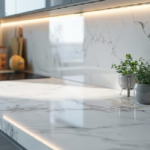 marble kitchen worktop